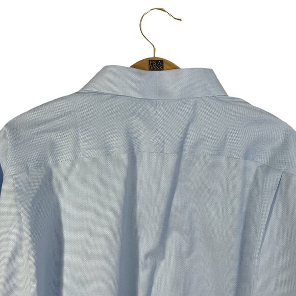 Jos. A. Bank Reserve Collection Light Blue White Button Down Collared Shirt - Picture 4 of 7